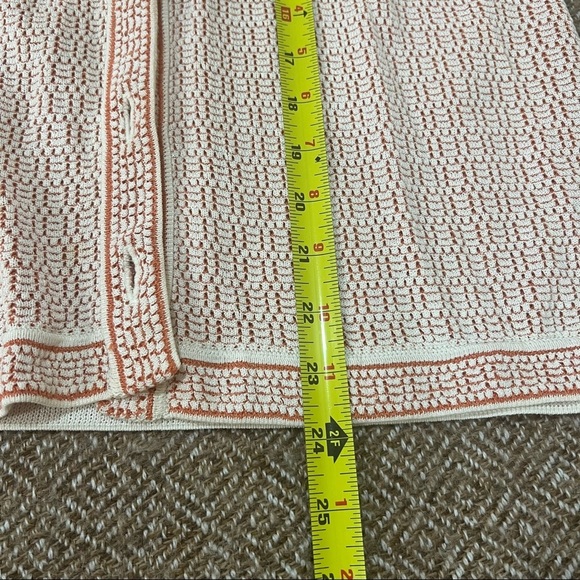 St John Sport Wool Blend Logo Knit Cardigan Sweater Womens P Small Career Casual - Picture 10 of 11